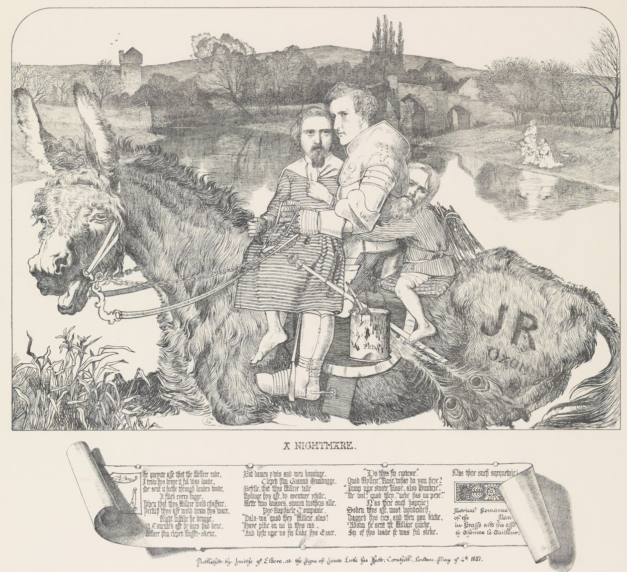Rémálom, 1857. május 4. alkotó: Frederick Augustus Sandys