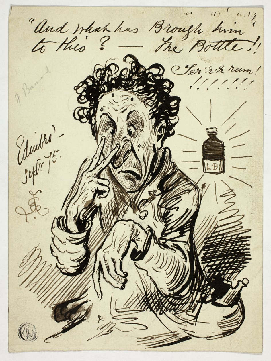 És mi vitte őt idáig? - A palack!! alkotó: Frederick Barnard