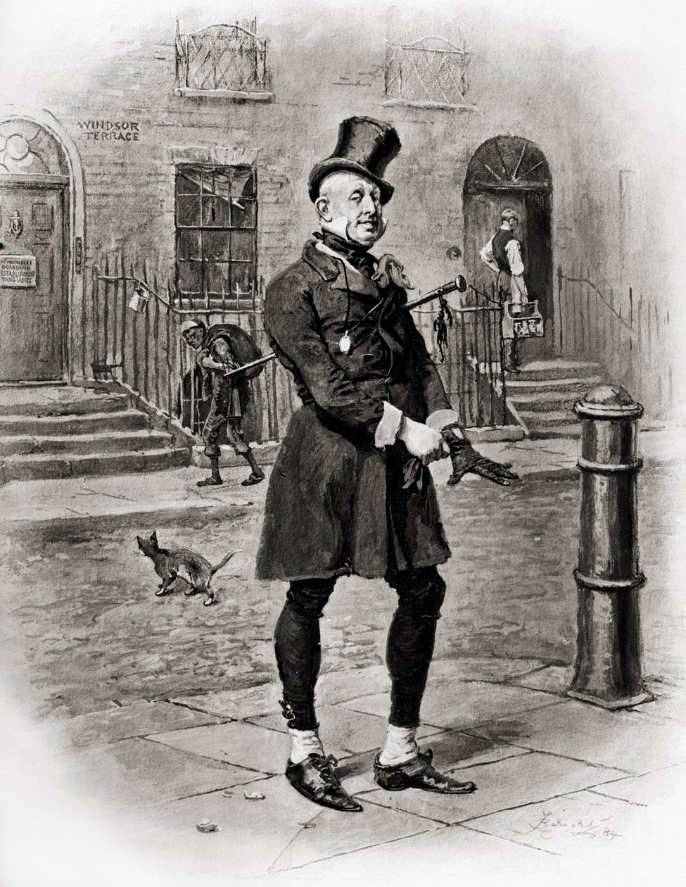 Charles Dickens „David alkotó: Frederick Barnard
