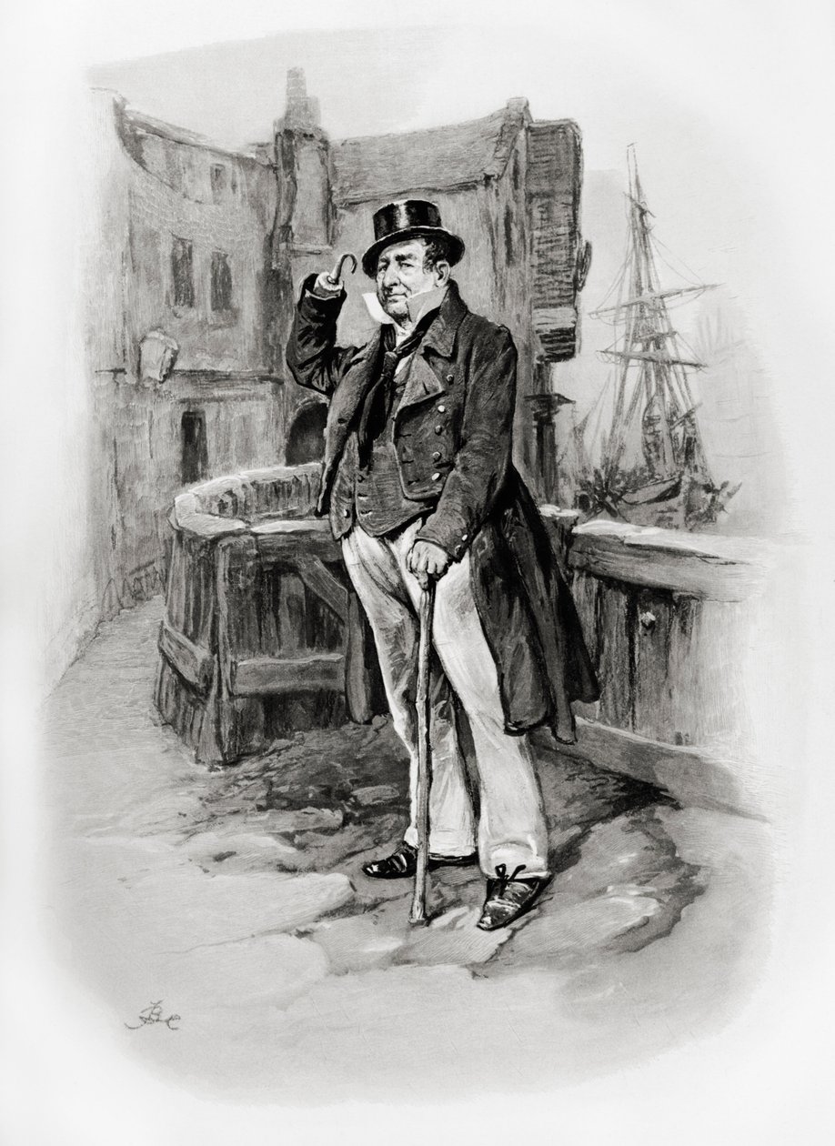 Charles Dickens „Dombey”. alkotó: Frederick Barnard