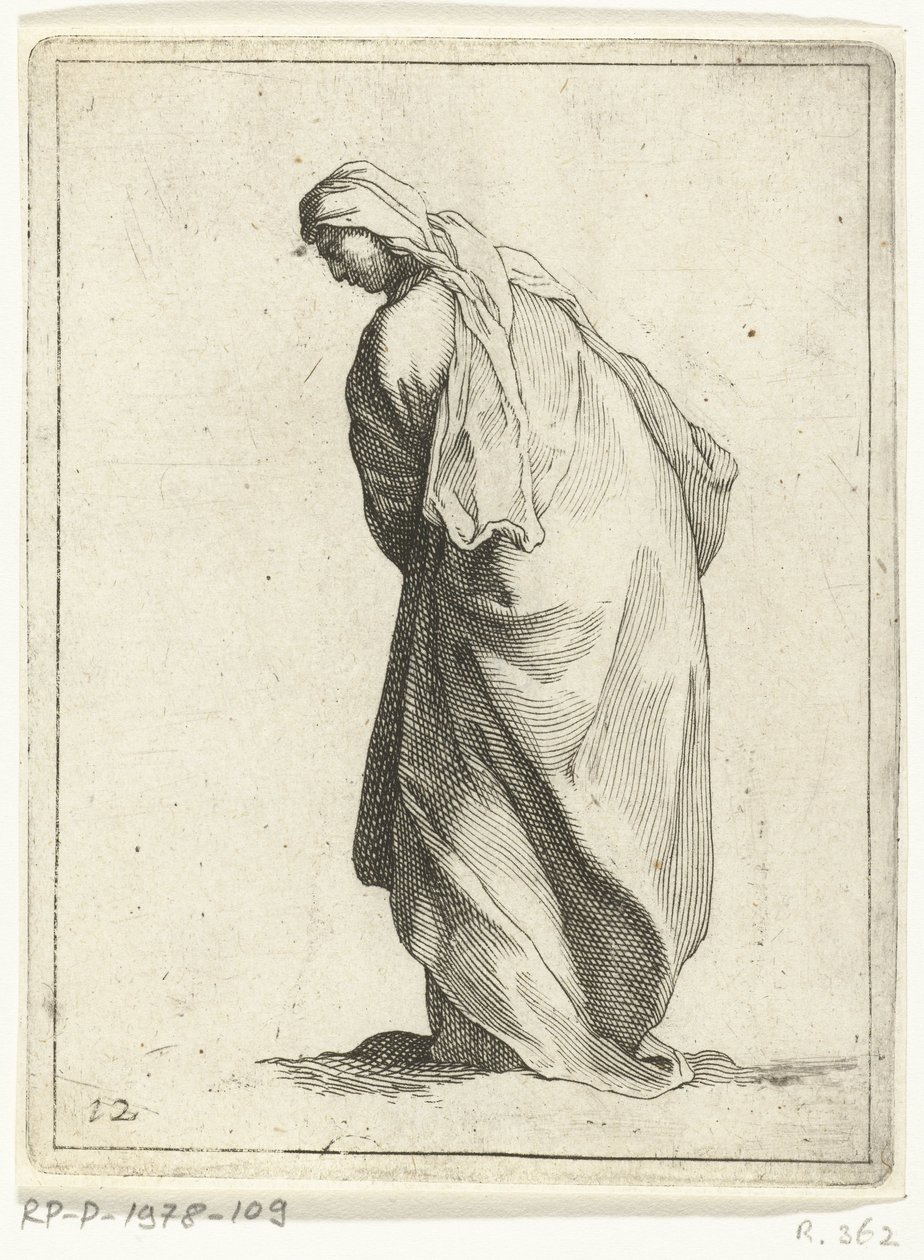 futó nő 15 kis figura (sorozat címe) alkotó: Frederick Bloemaert