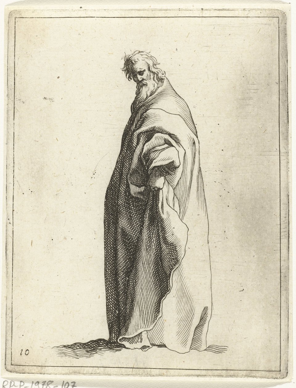 Idős ember 15 kis figura (sorozat címe) alkotó: Frederick Bloemaert