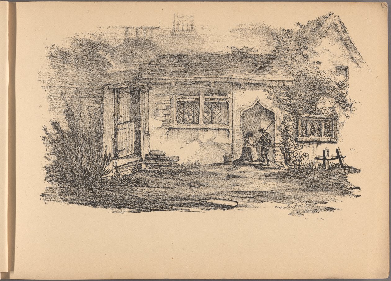 Hatvan nyaralóvázlatból álló sorozat egyike. London, 1825. alkotó: Frederick Calvert