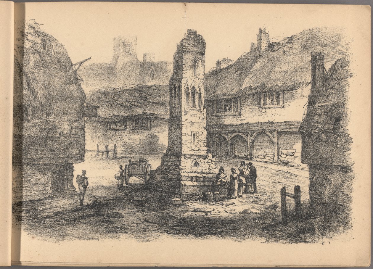 Hatvan nyaralóvázlatból álló sorozat egyike. London, 1825. alkotó: Frederick Calvert