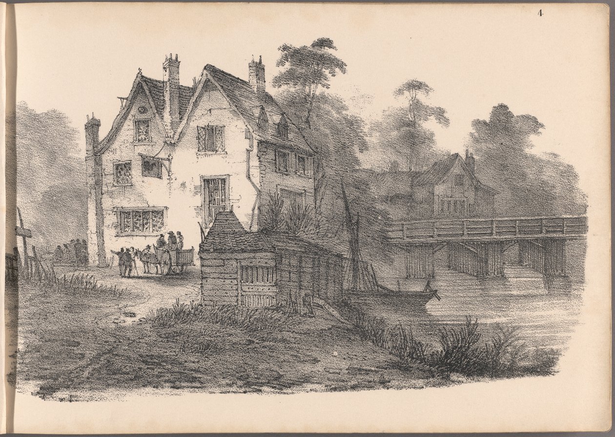 Hatvan nyaralóvázlatból álló sorozat egyike. London, 1825. alkotó: Frederick Calvert