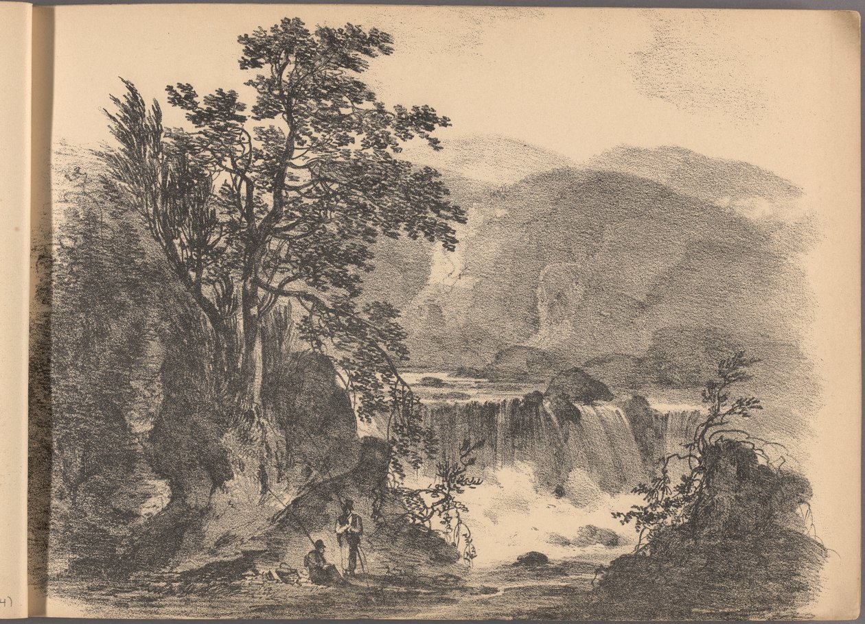 Hatvan nyaralóvázlatból álló sorozat egyike. London, 1825. alkotó: Frederick Calvert