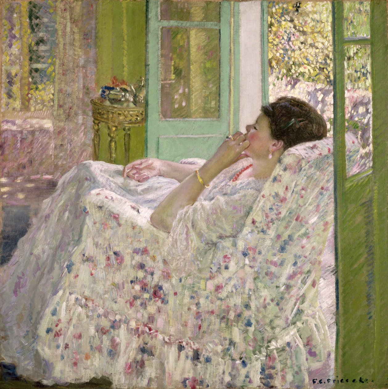 Délután - Sárga szoba alkotó: Frederick Carl Frieseke