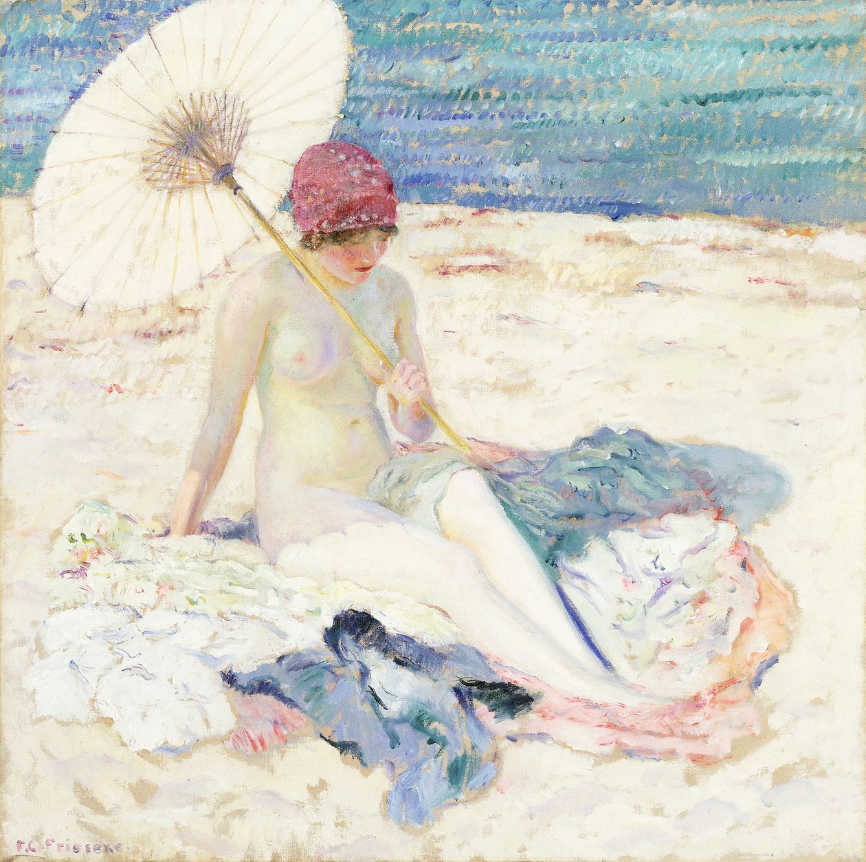 A tengerparton alkotó: Frederick Carl Frieseke