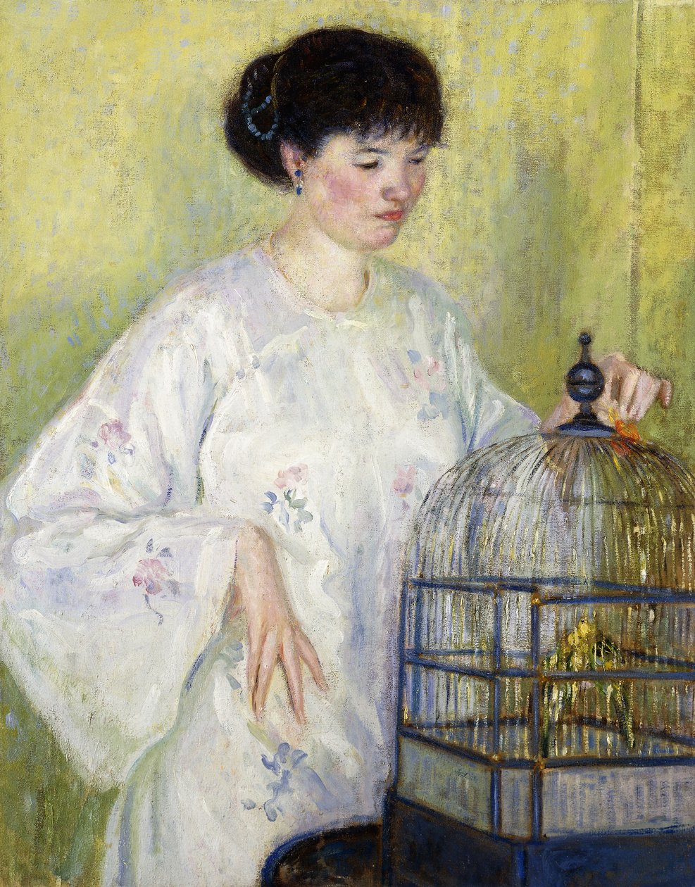 Madame Frieseke portréja, 1912-1913 körül (olaj, vászon) alkotó: Frederick Carl Frieseke