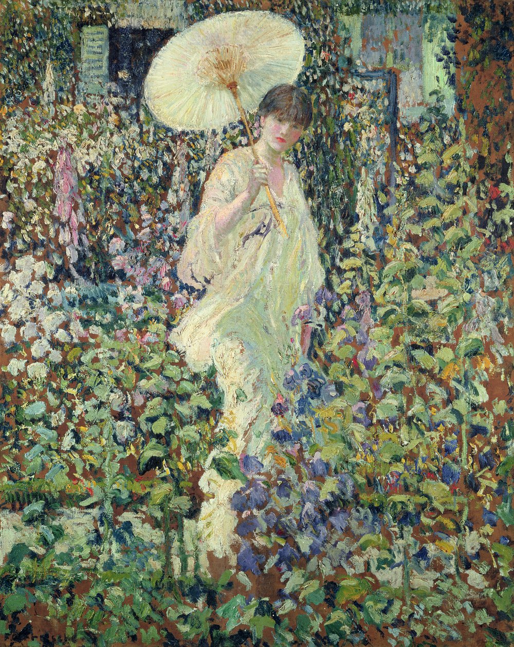 Nap és szél (olaj, vászon) alkotó: Frederick Carl Frieseke