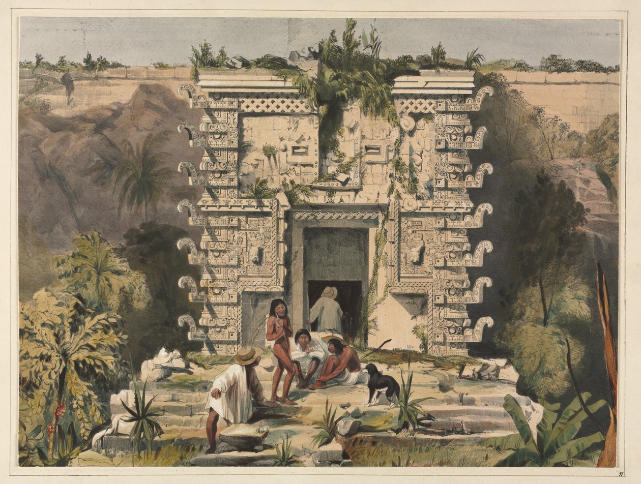A Nagy Theocallis kapuja, Uxmal alkotó: Frederick Catherwood