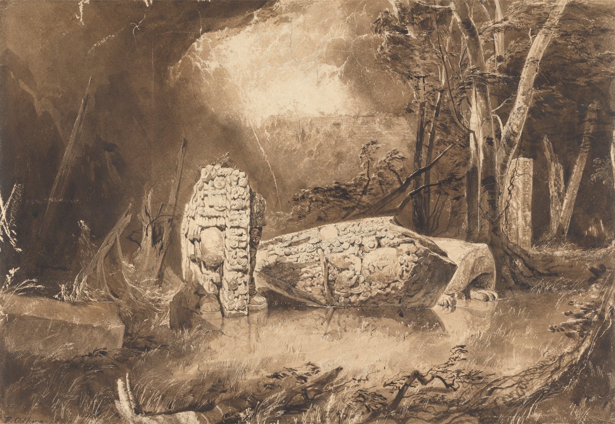Maya Stella a hondurasi Copanban alkotó: Frederick Catherwood