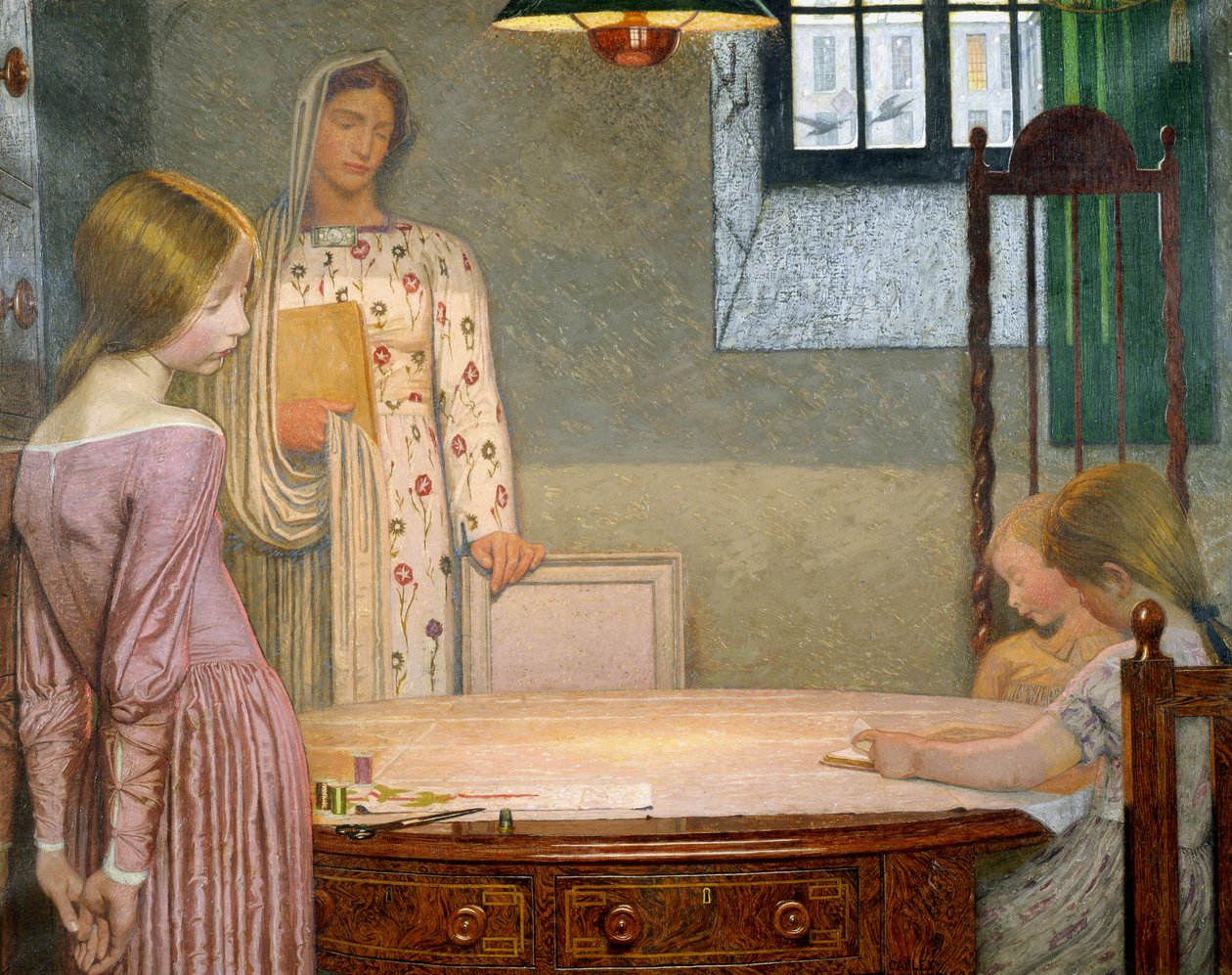 Egy téli este alkotó: Frederick Cayley Robinson