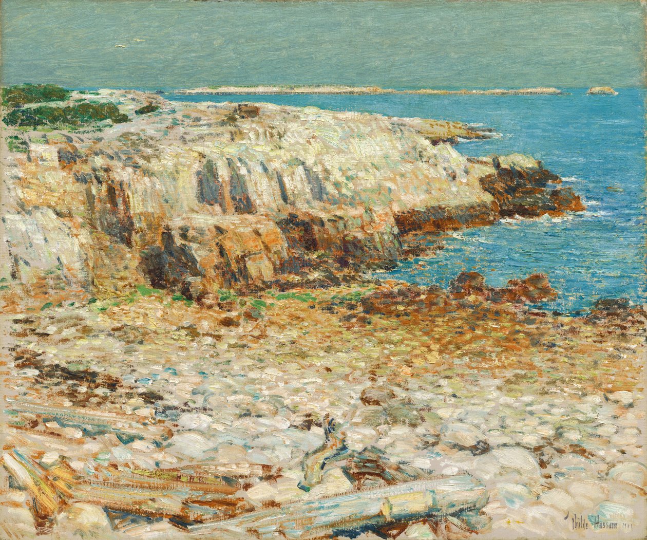 Észak-keleti hegyfok, 1901. alkotó: Frederick Childe Hassam