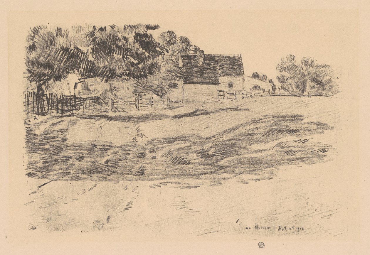 Délutáni árnyak, 1918. alkotó: Frederick Childe Hassam