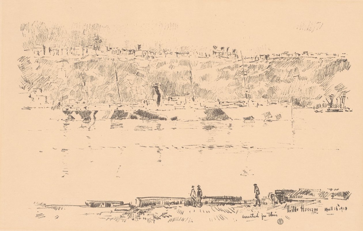 Álcázás, 1918. alkotó: Frederick Childe Hassam