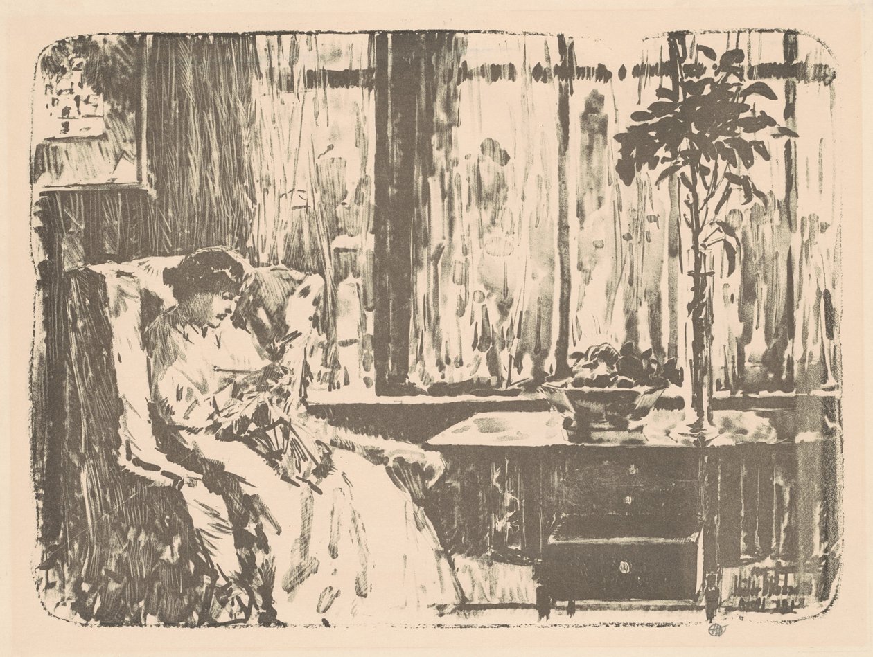 A széles függöny, 1918. alkotó: Frederick Childe Hassam