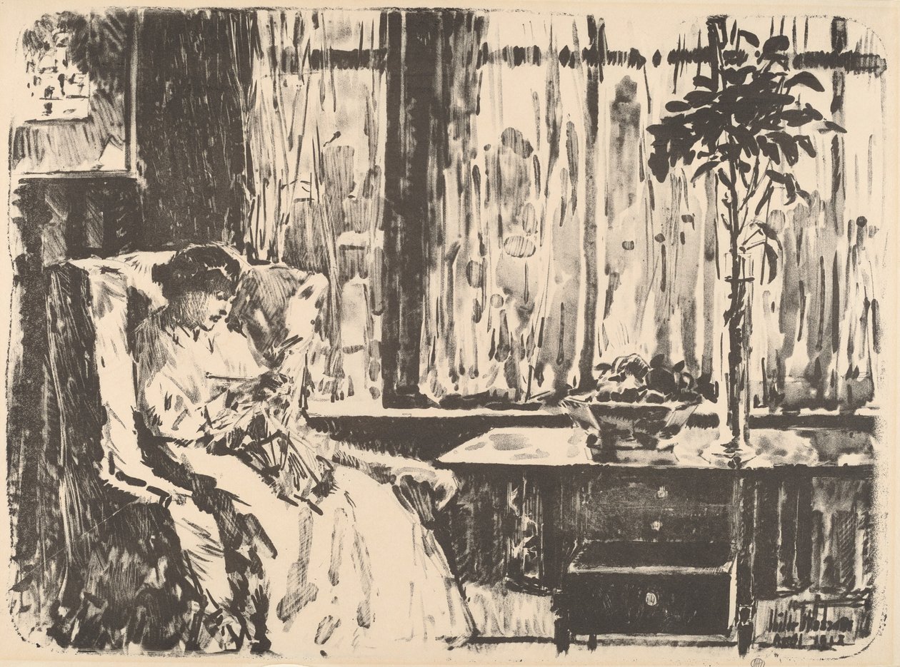 A széles függöny, 1918. alkotó: Frederick Childe Hassam