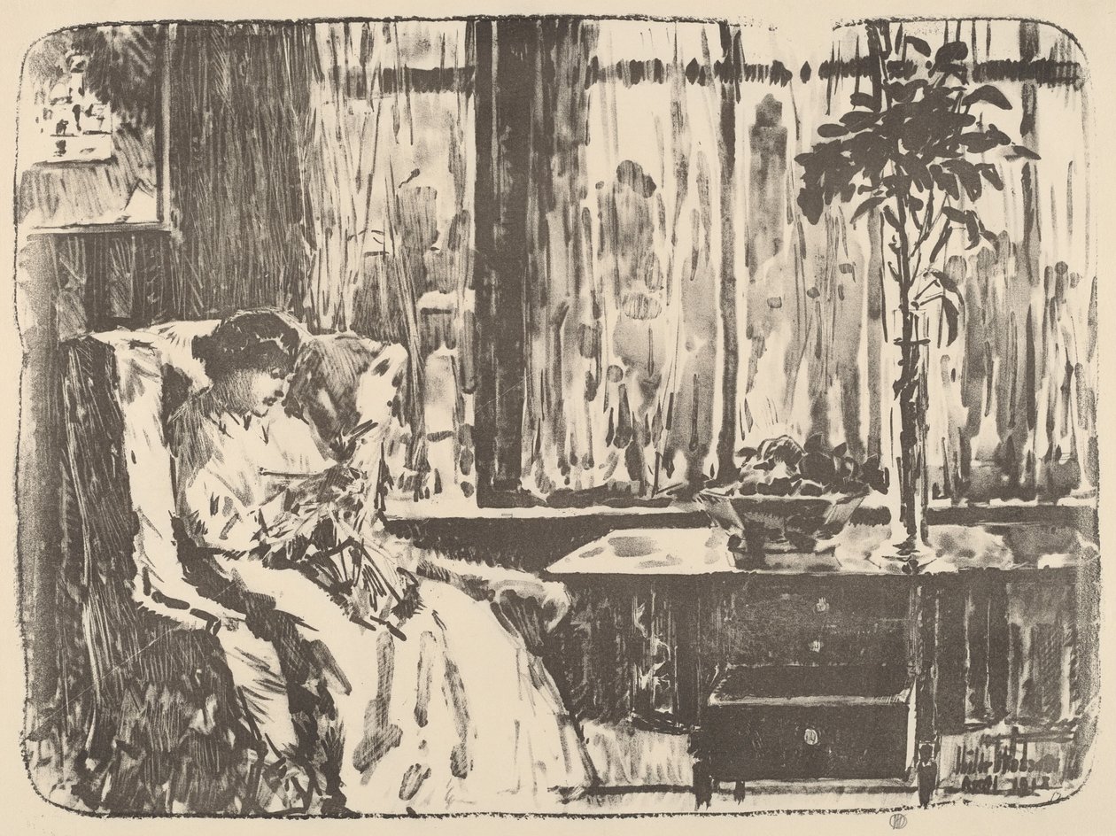 A széles függöny, 1918. alkotó: Frederick Childe Hassam