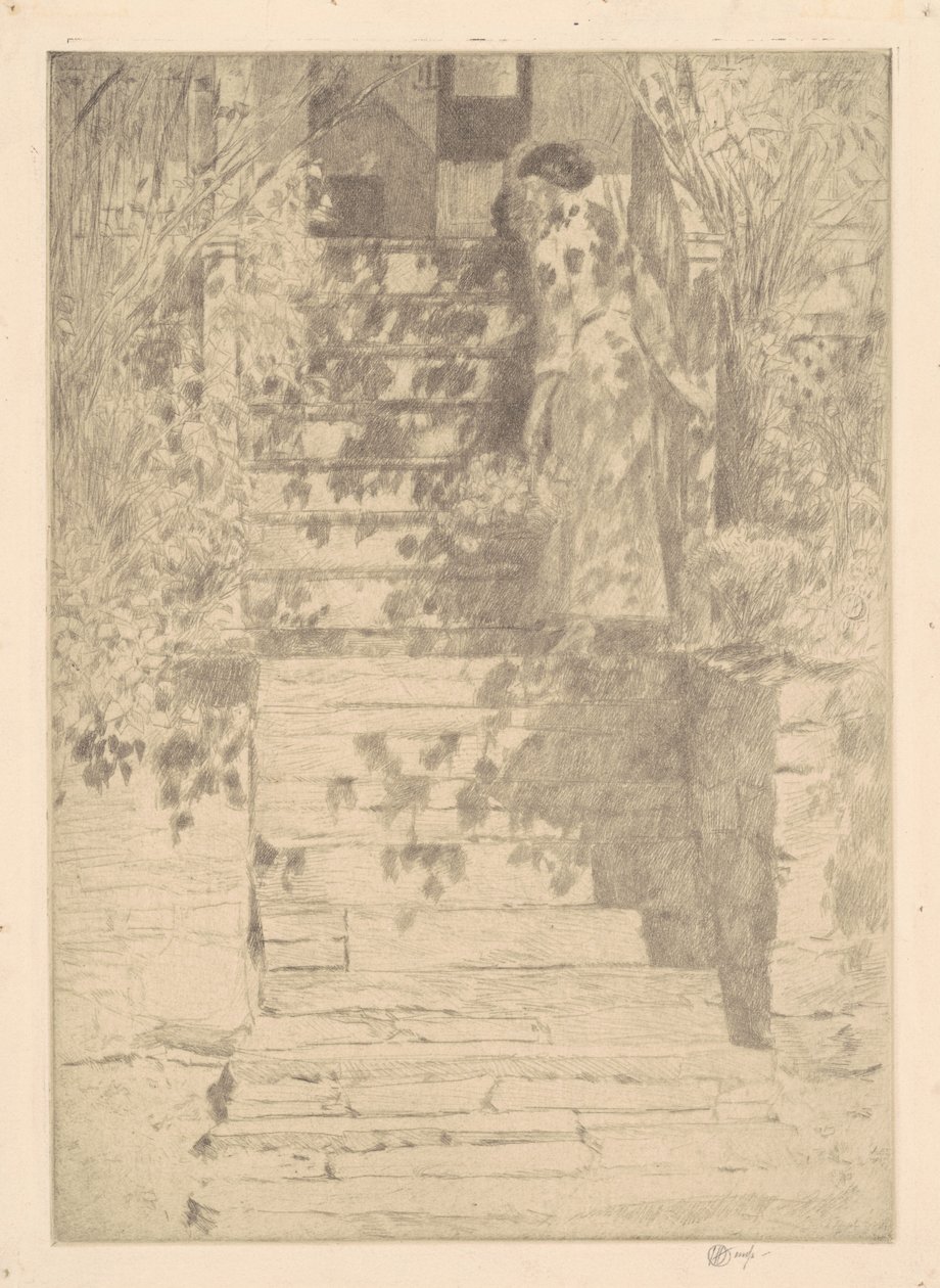 Lépések, 1915. alkotó: Frederick Childe Hassam