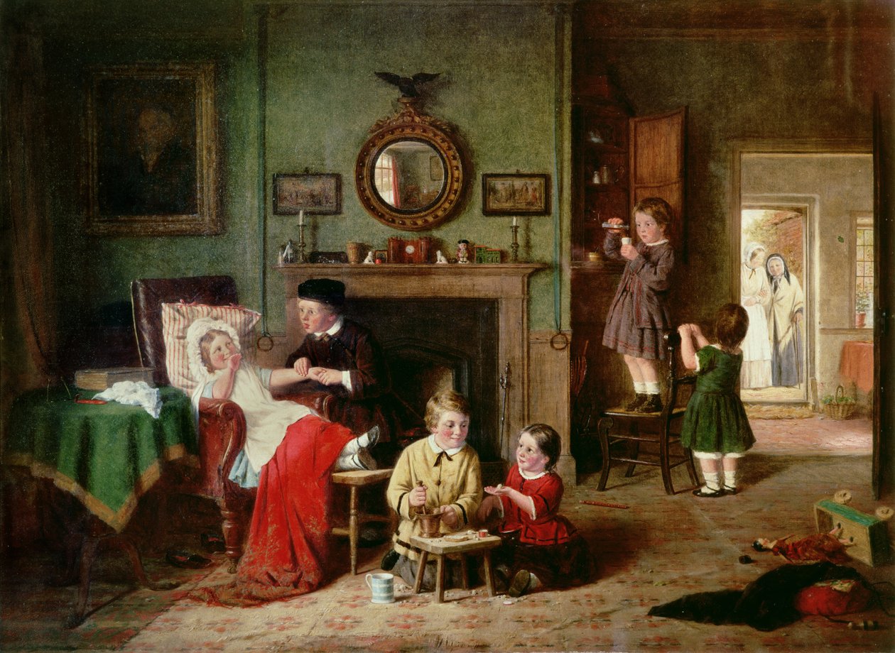 Játszik az orvosoknál alkotó: Frederick Daniel Hardy