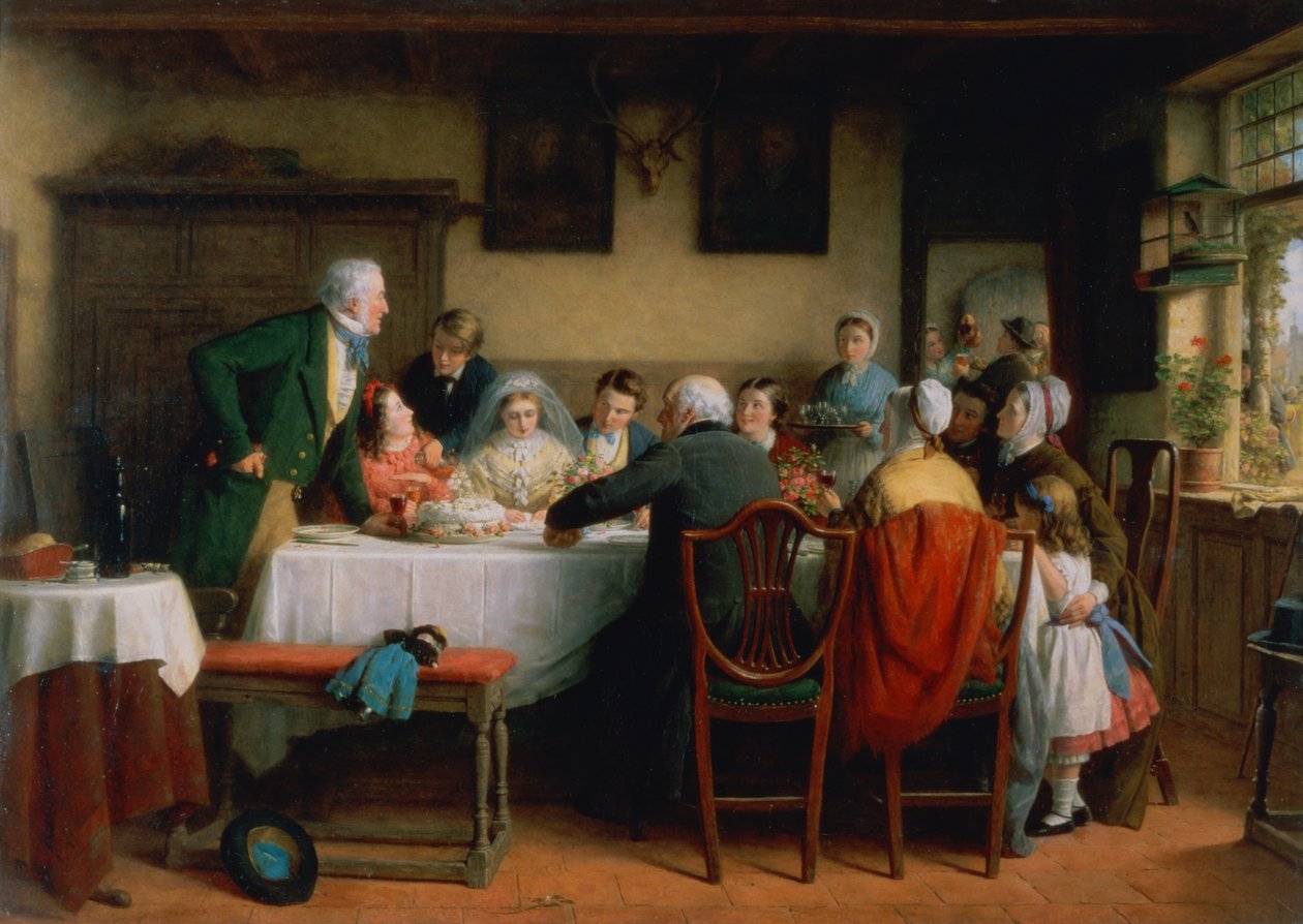 Az esküvői reggeli alkotó: Frederick Daniel Hardy