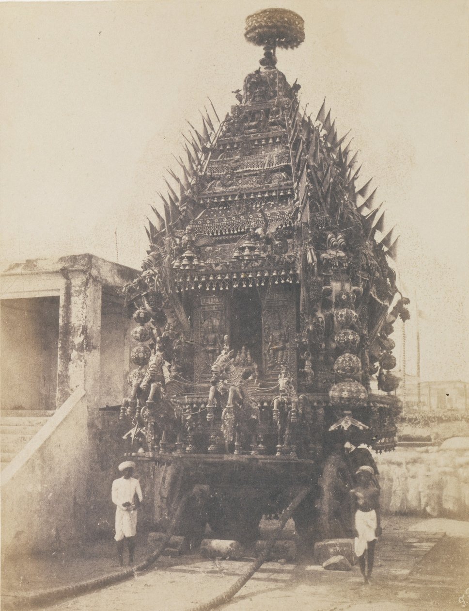Juggernaut autó, Madras, 1850-es évek. alkotó: Frederick Fiebig