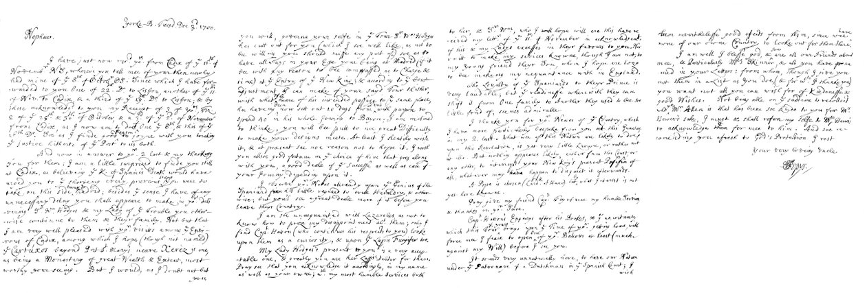 Samuel Pepys levele John Jacksonnak, Esq, 1700 1865. alkotó: Frederick George Netherclift