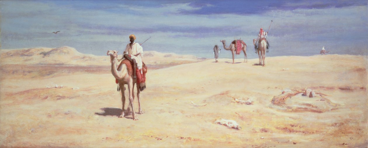 Arabok a sivatagban alkotó: Frederick Goodall