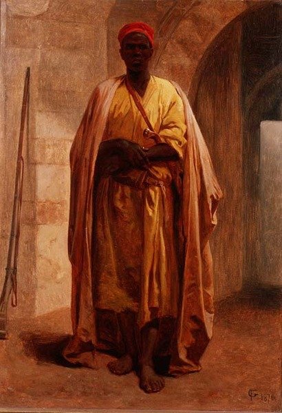 Egy fiatal arab portréja alkotó: Frederick Goodall