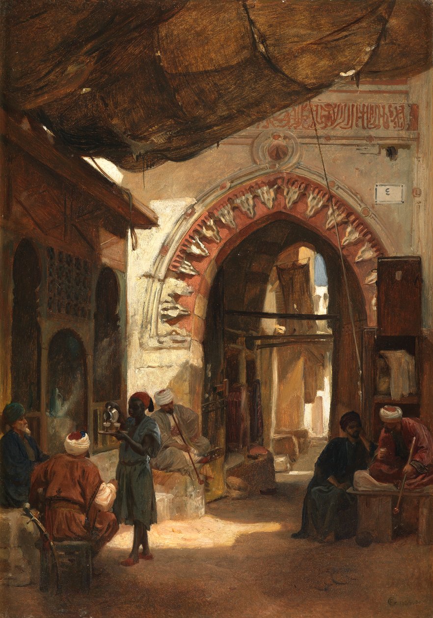 A Nagy Bazár, Kairó alkotó: Frederick Goodall