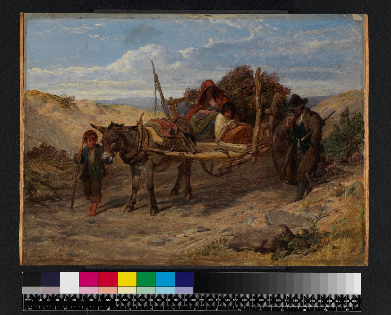 A Heathcart, 1850 alkotó: Frederick Goodall