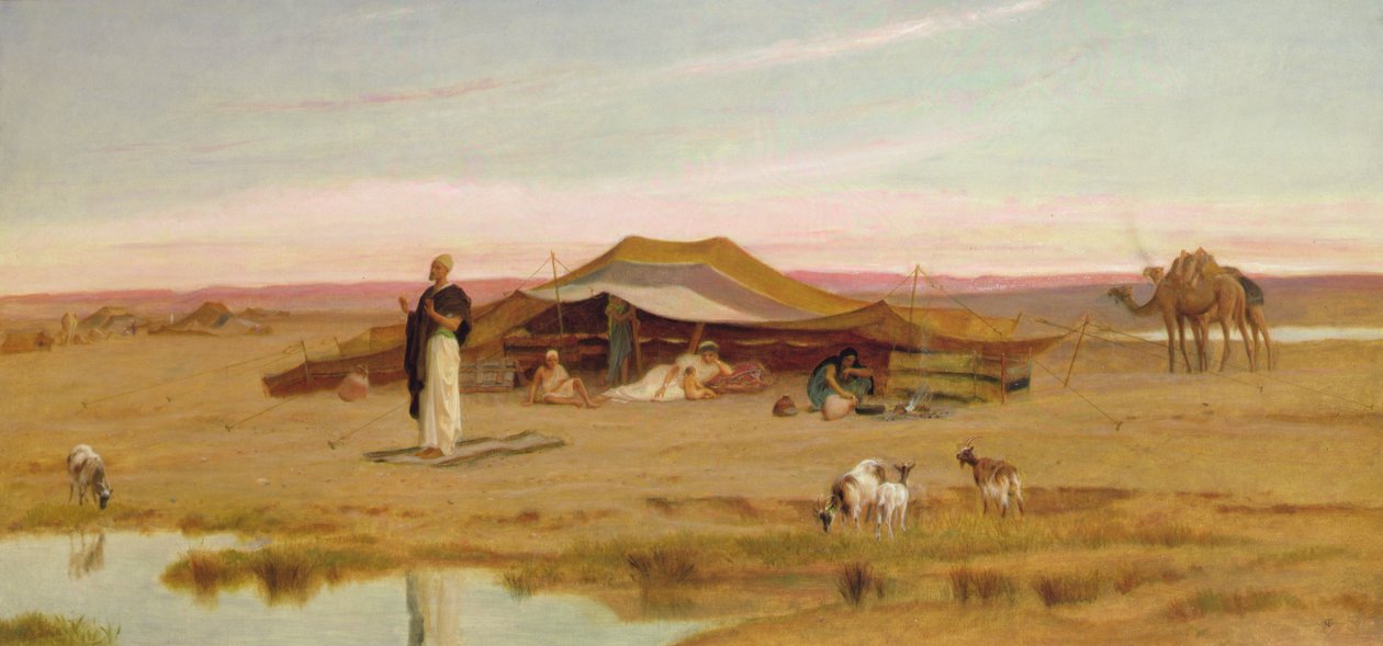 A sejk esti imája (olaj, vászon) alkotó: Frederick Goodall