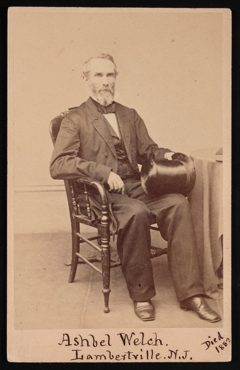 Ashbel Welch portréja 1809-1882, 1882 előtt. alkotó: Frederick Gutekunst