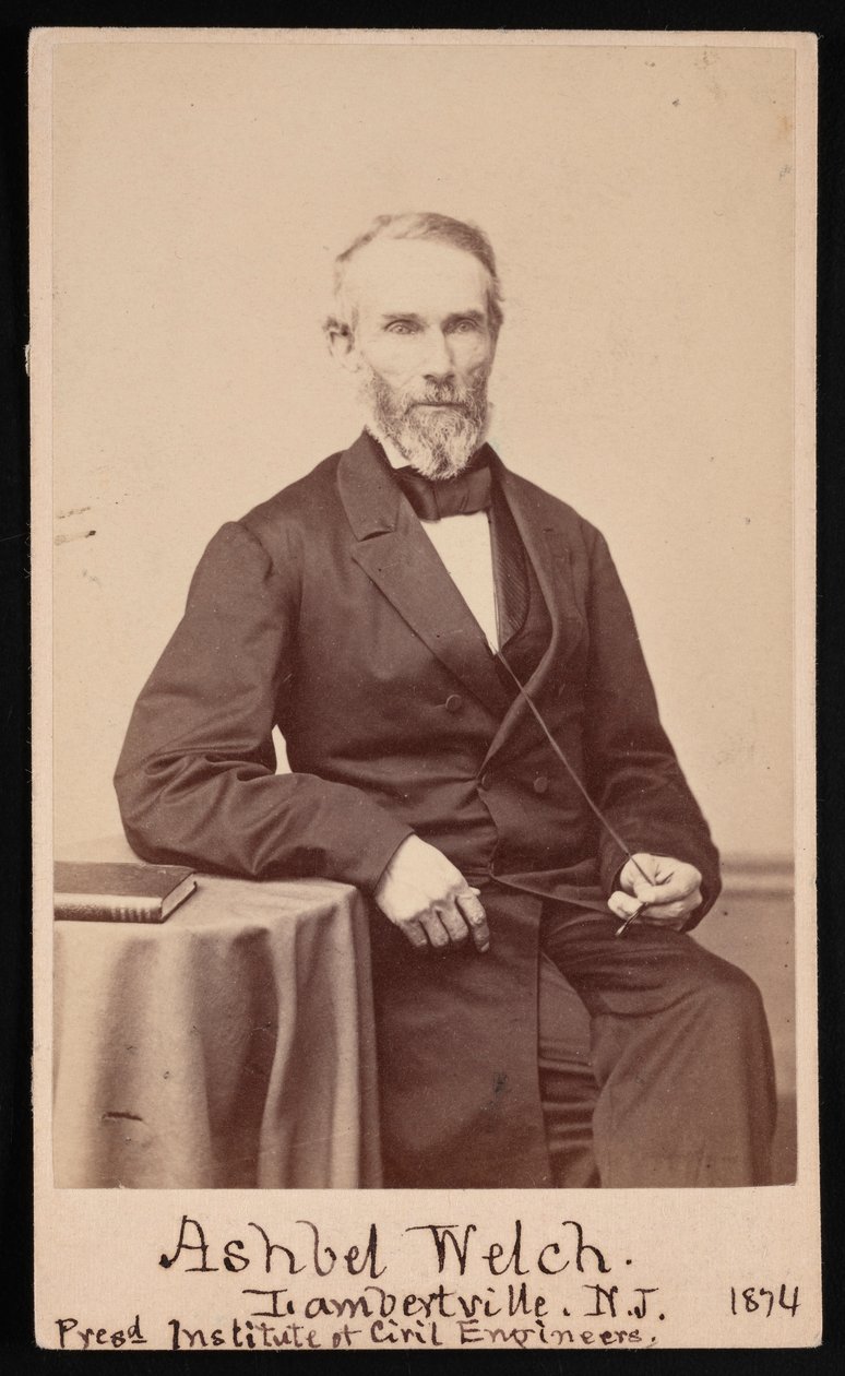 Ashbel Welch portréja 1809-1882, 1874. május. alkotó: Frederick Gutekunst