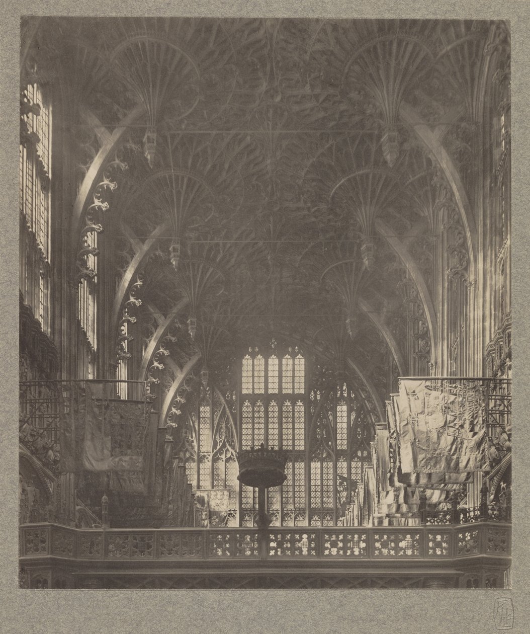 VII. Henrik kápolnája: Fan Tracery boltozatos tetőzet alkotó: Frederick H. Evans