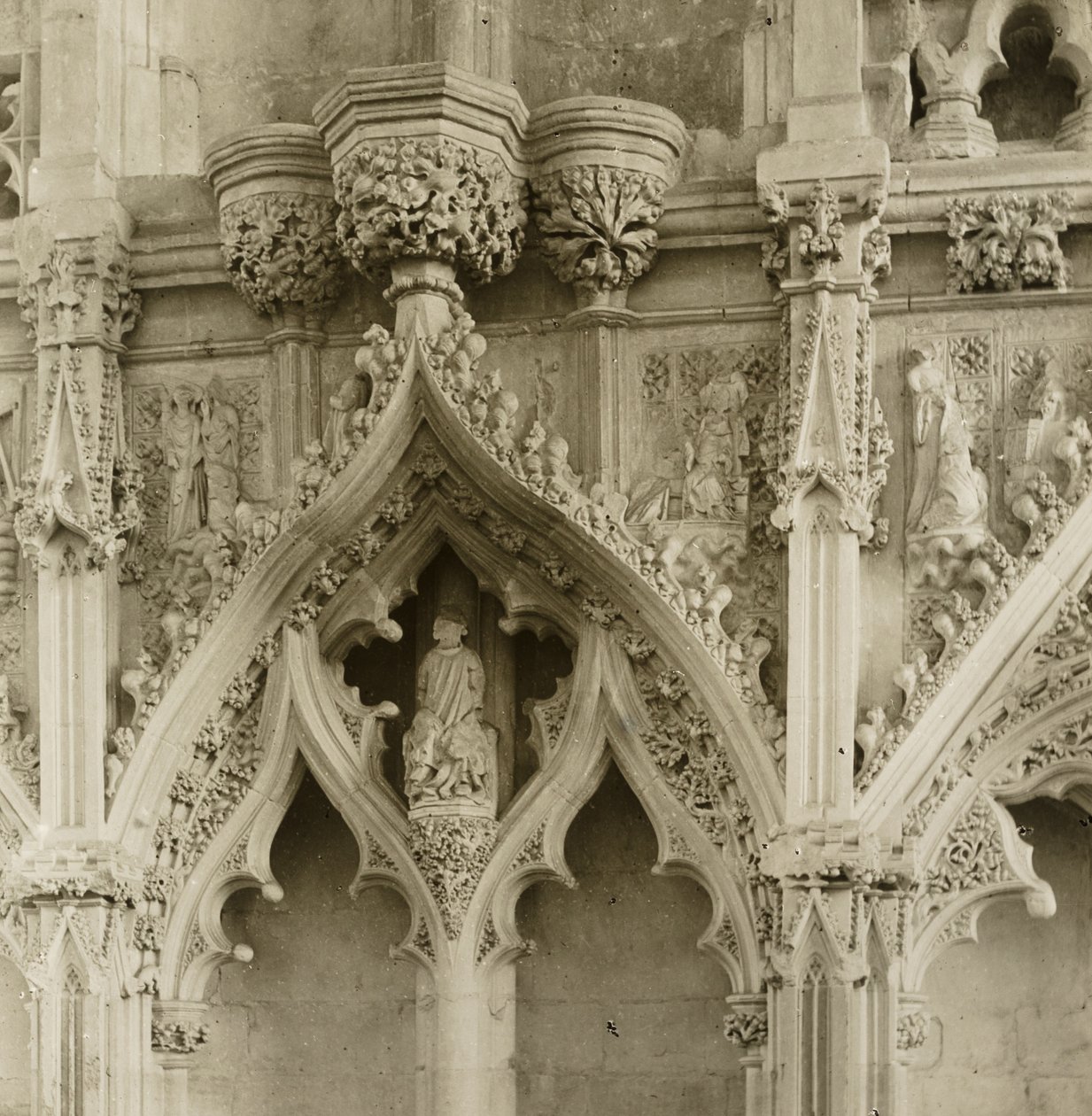 Ely székesegyház: Lady Chapel, részletek alkotó: Frederick H. Evans