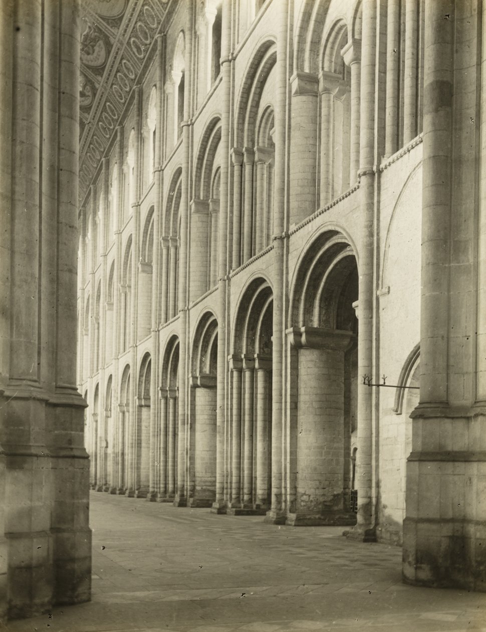 Ely székesegyház: Elyly templomhajó: hajó a nyugati torony alól alkotó: Frederick H. Evans