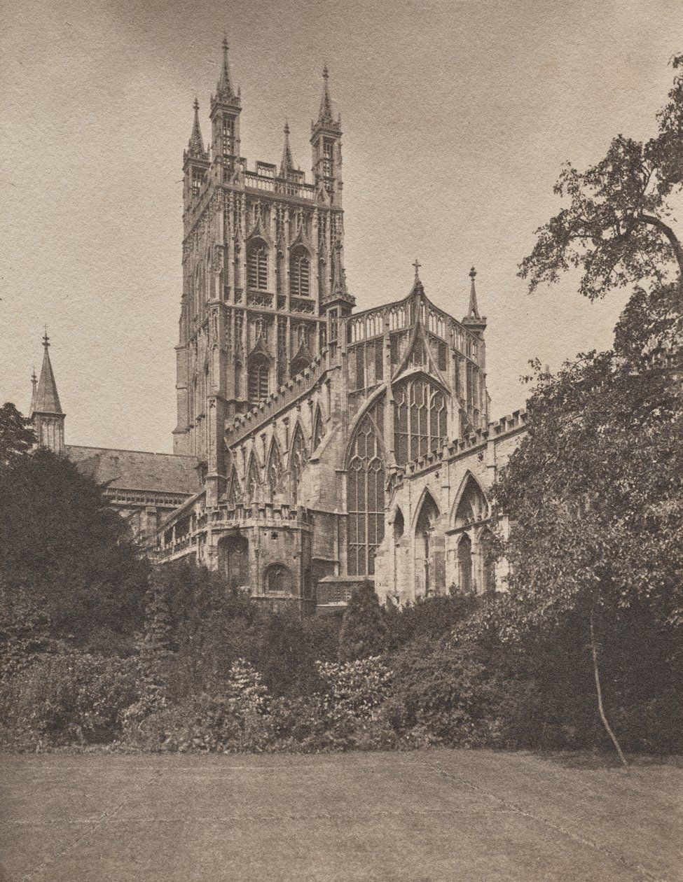 Gloucester katedrális délkeletről alkotó: Frederick Henry Evans