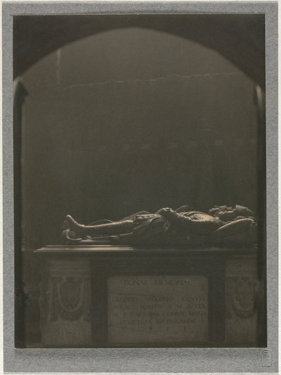 Westminster apátság, Sir Georges Villiers sírja († 1605) alkotó: Frederick Henry Evans