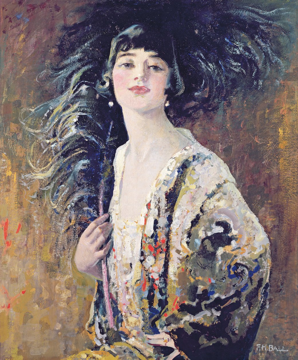 A fekete ventilátor, 1929 alkotó: Frederick Hammersley Ball