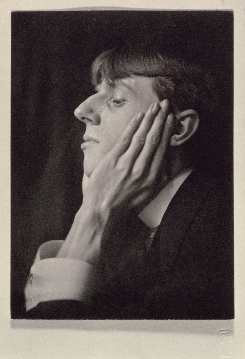Aubrey Beardsley (1872-98) portréja, Frederick Evans (1853-1943) (szépia fotó) alkotó: Frederick Henry Evans