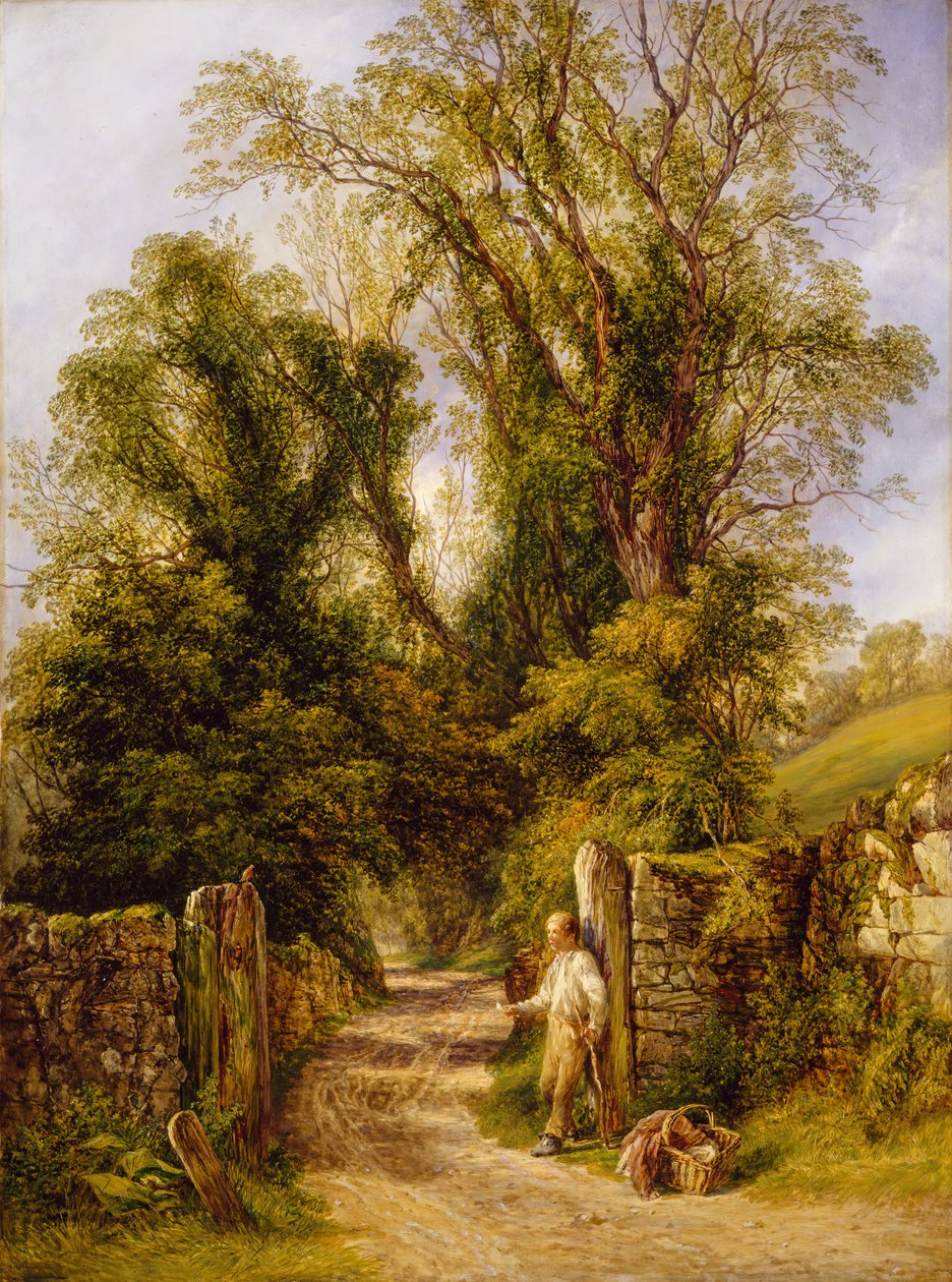 Egy pillantás Wharfdale-be, Yorkshire, 1835-1886. alkotó: Frederick Henry Henshaw