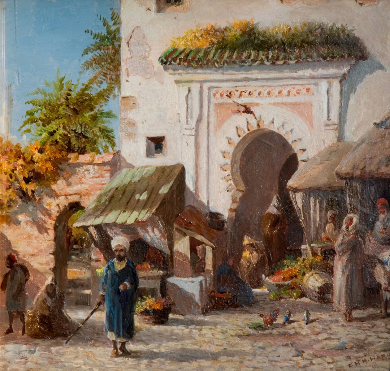 Tangerben, 1880. alkotó: Frederick Henry Howard Harris