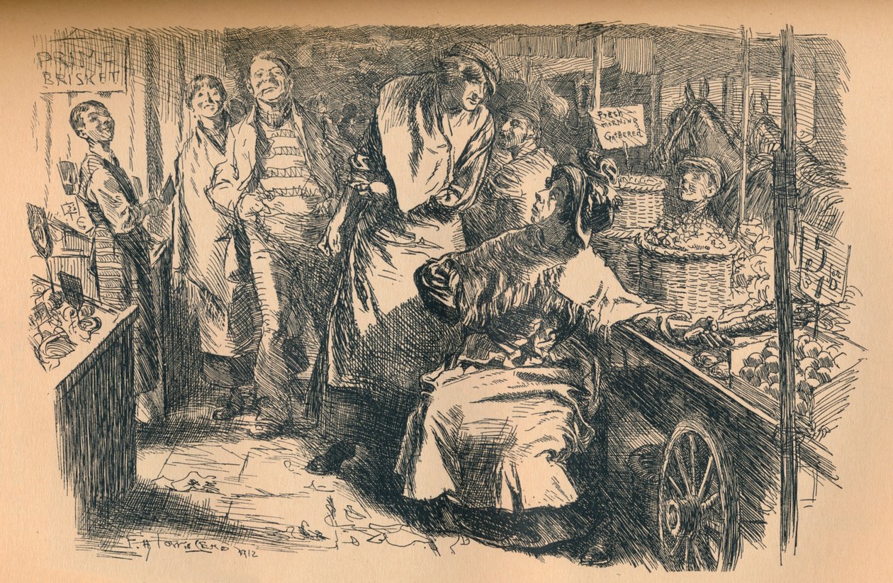 Nyugtalanságok a Közel-Keleten, 1912 alkotó: Frederick Henry Townsend