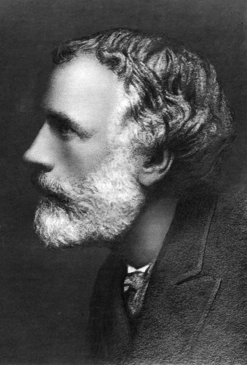 George Meredith angol regényíró és költő, 1909. alkotó: Frederick Hollyer