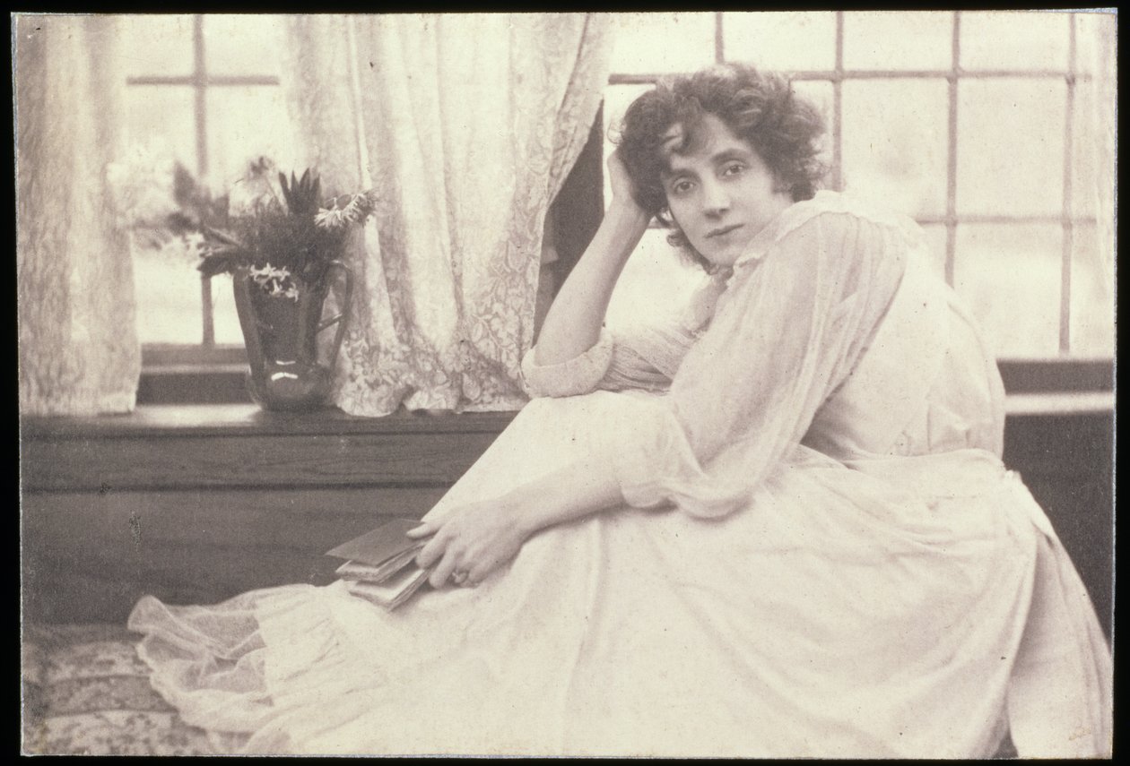 Beatrice Stella Tanner (1865-1940) Mrs. Patrick Campbell portréfotója, Frederick Hollyer (1837-1933) alkotó: Frederick Hollyer