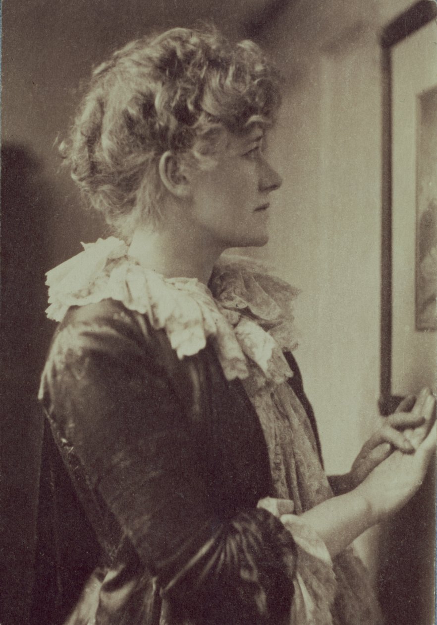 Frederick Hollyer (1837-1933) portréfotója Ellen Terryről (1847-1928) (szépia fotó) alkotó: Frederick Hollyer
