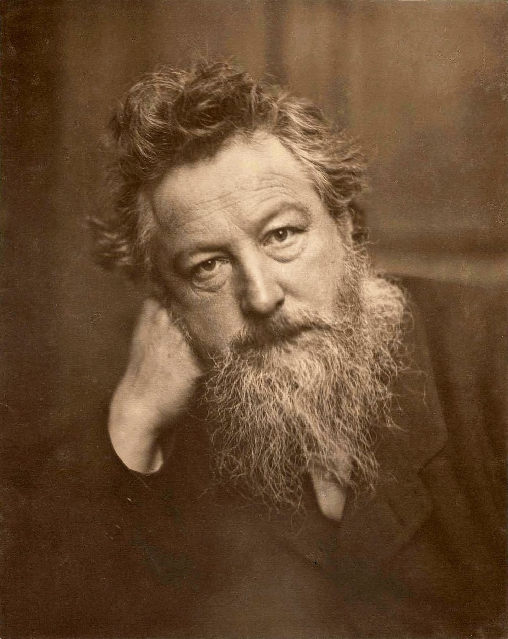 William Morris, 1887 (szépia fotó) alkotó: Frederick Hollyer