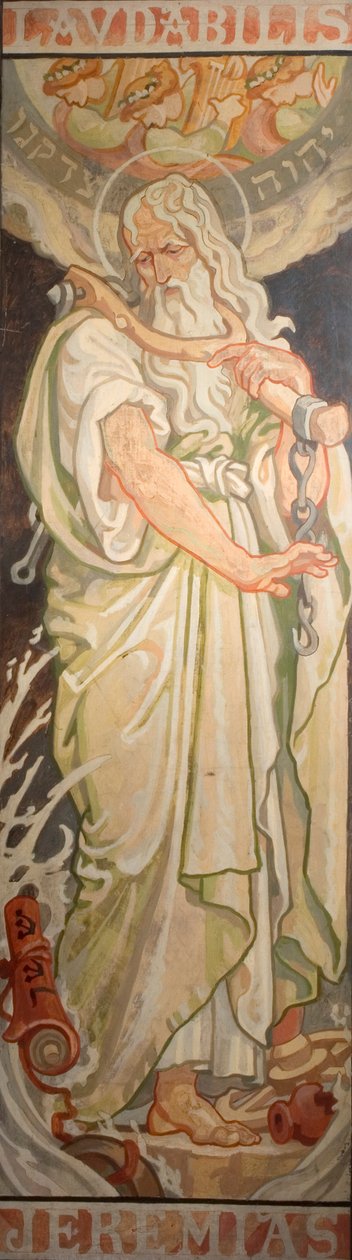 Próféták az Ószövetségből: Jeremiás, 1910 körül alkotó: Frederick James Sheilds